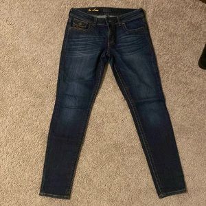 Never worn low rise skinny jeans